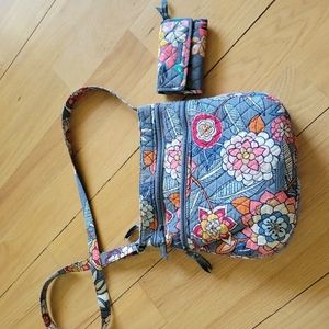 Vera bradley crossbody purse and wallet
